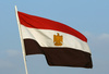 Egyptian flag - photo/picture definition - Egyptian flag word and phrase image