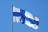 Finnish flag - photo/picture definition - Finnish flag word and phrase image
