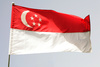 Singapore's flag - photo/picture definition - Singapore's flag word and phrase image