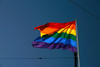 rainbow flag - photo/picture definition - rainbow flag word and phrase image