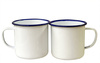 enamel mugs - photo/picture definition - enamel mugs word and phrase image