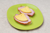 cheese and ham sandwich - photo/picture definition - cheese and ham sandwich word and phrase image