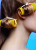 hair rollers - photo/picture definition - hair rollers word and phrase image
