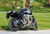 black motorcycle - photo/picture definition - black motorcycle word and phrase image