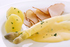 asparagus with ham - photo/picture definition - asparagus with ham word and phrase image
