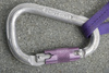 locking carabiner - photo/picture definition - locking carabiner word and phrase image