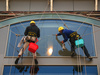 window cleaning - photo/picture definition - window cleaning word and phrase image