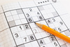 sudoku - photo/picture definition - sudoku word and phrase image