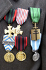 French military decorations - photo/picture definition - French military decorations word and phrase image