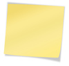 yellow sticky - photo/picture definition - yellow sticky word and phrase image