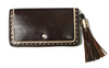 leather clutch - photo/picture definition - leather clutch word and phrase image