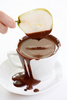 chocolate fondue - photo/picture definition - chocolate fondue word and phrase image