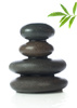 massage stones - photo/picture definition - massage stones word and phrase image