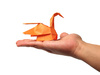 origami swan - photo/picture definition - origami swan word and phrase image