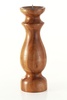 wooden candlestick - photo/picture definition - wooden candlestick word and phrase image