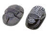Egyptian scarabs - photo/picture definition - Egyptian scarabs word and phrase image