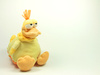 plush chicken - photo/picture definition - plush chicken word and phrase image