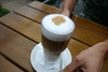 latte machiato - photo/picture definition - latte machiato word and phrase image