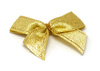gold bow - photo/picture definition - gold bow word and phrase image