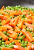 peas and carrots - photo/picture definition - peas and carrots word and phrase image